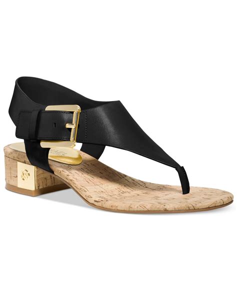 michael kors women's black sandals